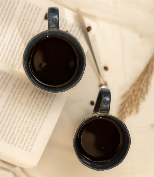 Sonaar Coffee Mugs - Deep Blue
