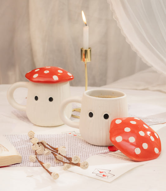 The Little Toadstool Mug - Red