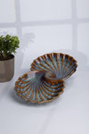 The Peacock Pavilion Serving Platter - Glazed Copper