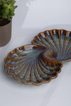 The Peacock Pavilion Serving Platter - Glazed Copper