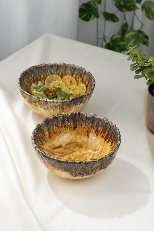 Still House Bowls - Set of 2 -  Golden