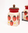 Handpainted Ceramic Pantry Set - Strawberry