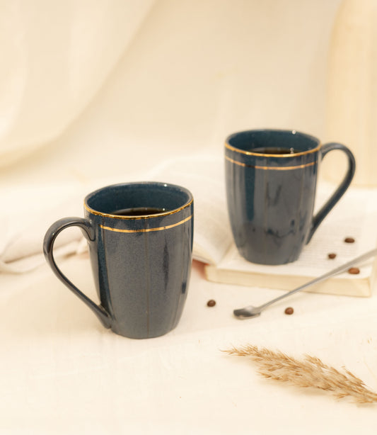 Sonaar Coffee Mugs - Deep Blue