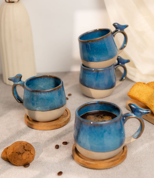 Coastal Finch Handcrafted Coffee Mugs