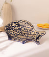 Studio Pottery Handpainted Mariner Serving Platter - Errai Homes