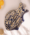 Studio Pottery Handpainted Mariner Serving Platter - Errai Homes