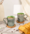 Arc & Vessel Coffee Mugs - Dark Grey