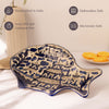 Studio Pottery Handpainted Mariner Serving Platter - Errai Homes
