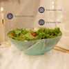 Studio Pottery Handcut Diamond Bowls - Aqua