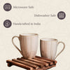 Handcrafted Porcelain - Ivory Coffee Mugs