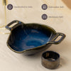 Handcrafted Stonefire Serving Bowl With Dip
