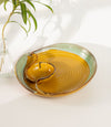 Aaraya Studio Pottery Chip & Dip Tray - Golden - Errai Homes