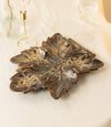 Handcrafted Maple Leaf Serving Platter - Midnight - Errai Homes