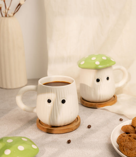 The Little Toadstool Mug - Green