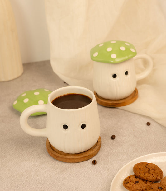 The Little Toadstool Mug - Green
