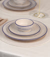 The Indigo Sketch Dinner Set