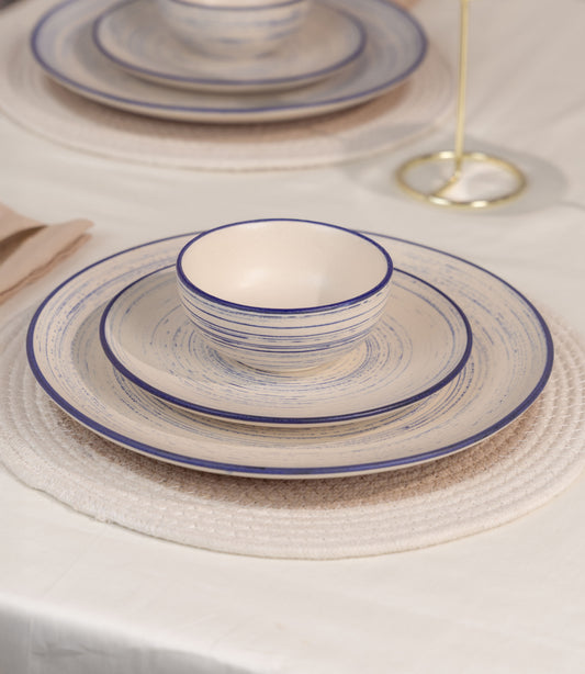 The Indigo Sketch Dinner Set