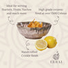 Studio Pottery Hand Carved Crinkle Bowls - Lavender