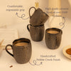 Pebble Creek Studio Pottery Coffee Mugs - Obsidian Black - Errai Homes