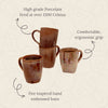 Moroccan Ember Porcelain Coffee Mugs