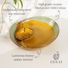 Aaraya Studio Pottery Chip & Dip Tray - Golden - Errai Homes