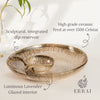 Aaraya Studio Pottery Chip & Dip Tray - Lavender - Errai Homes
