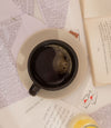 Ash & Ivory Handcrafted Ceramic Cup & Saucer Set