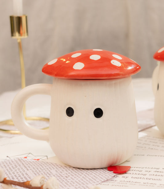 The Little Toadstool Mug - Red