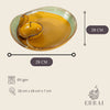 Aaraya Studio Pottery Chip & Dip Tray - Golden - Errai Homes