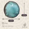 Studio Pottery Handcut Diamond Bowls - Aqua
