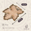 Handcrafted Maple Leaf Serving Platter - Lavender - Errai Homes