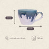Elan Handcrafted Tea Cups - Sea Blue - Errai Homes