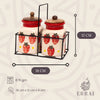 Handpainted Ceramic Pantry Set - Strawberry