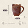 Moroccan Ember Porcelain Coffee Mugs