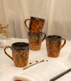 Handcrafted Dragonfly  Porcelain Coffee Mugs