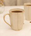 Handcrafted Porcelain - Ivory Coffee Mugs