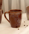 Moroccan Ember Porcelain Coffee Mugs