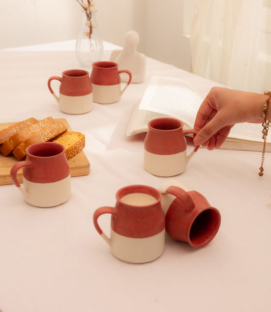 Pico Studio Pottery Tea Cups - Pink - Errai Homes