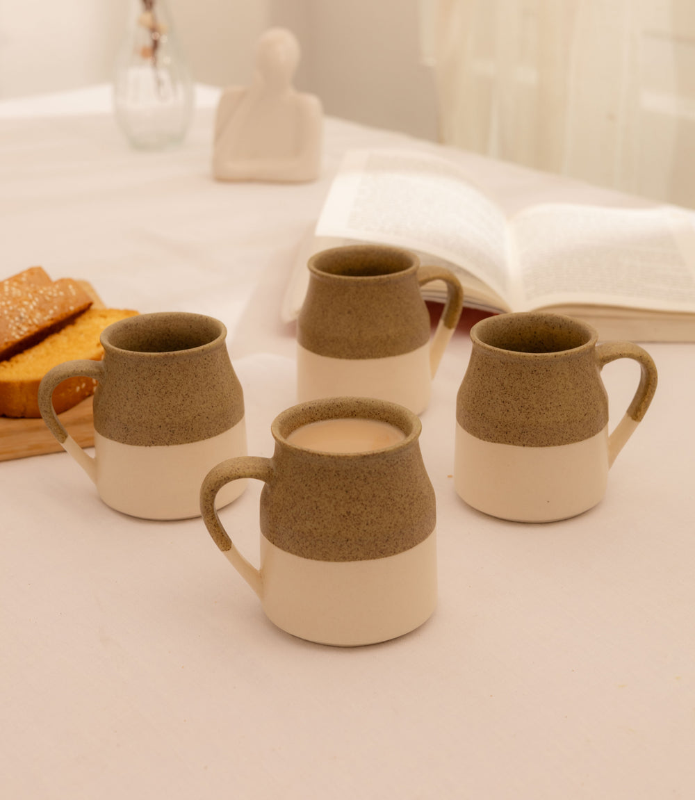 Pico Studio Pottery Tea Cups - Beige - Errai Homes