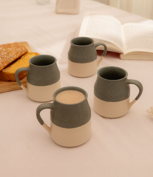 Pico Studio Pottery Tea Cups - Sea Green - Errai Homes