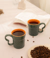 Arc & Vessel Coffee Mugs - Deep Green