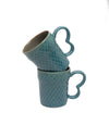 Arc & Vessel Coffee Mugs - Pearl Blue